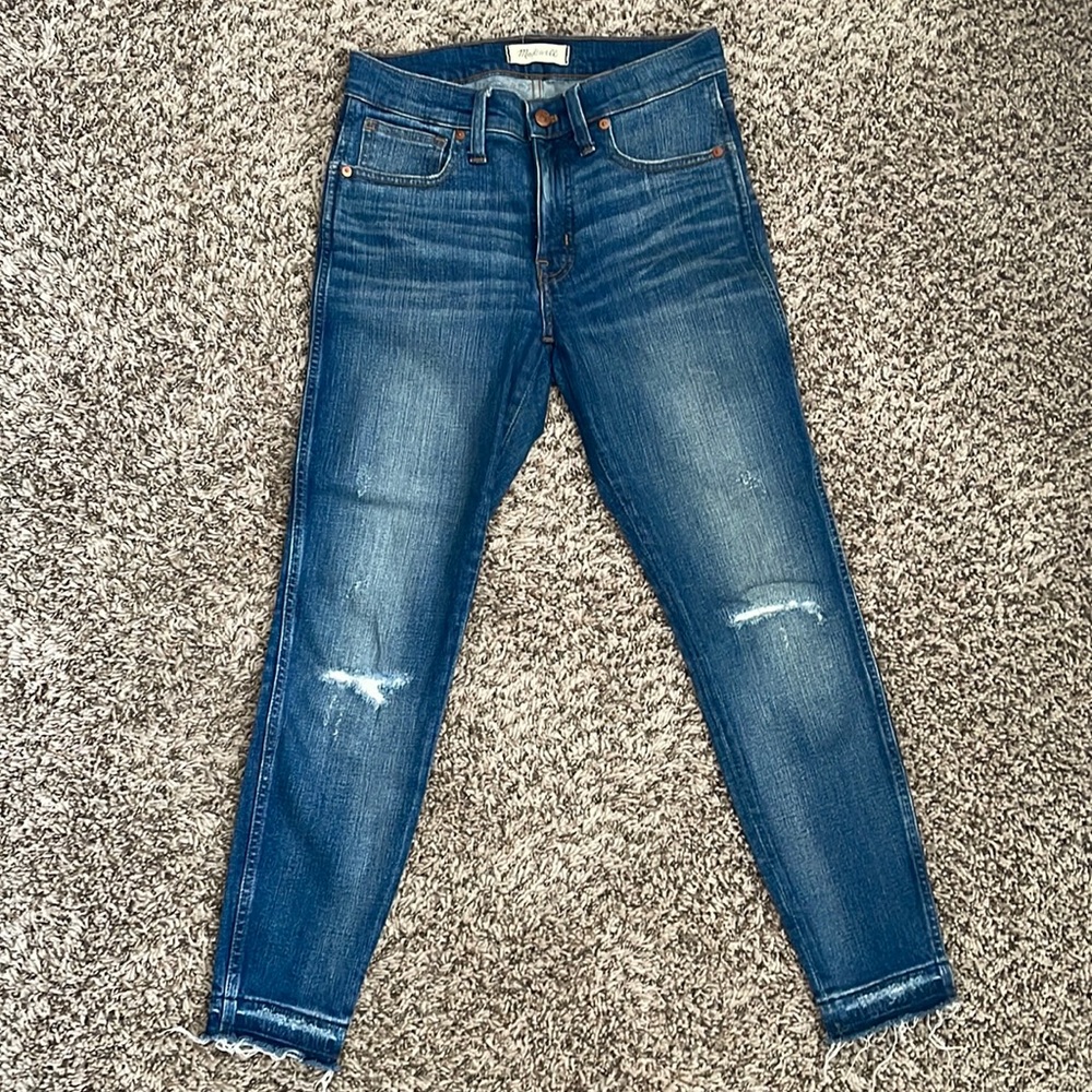 Madewell mid rise jeans!